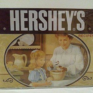Hersey's Recipes Tin Recipe Box Collectible new